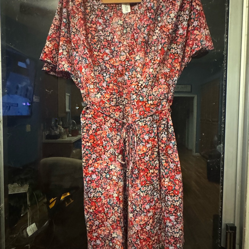 City Chic Multicolor Floral Dress